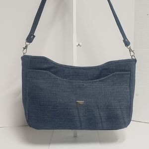 Handmade Recycled Denim Shoulder Bag
